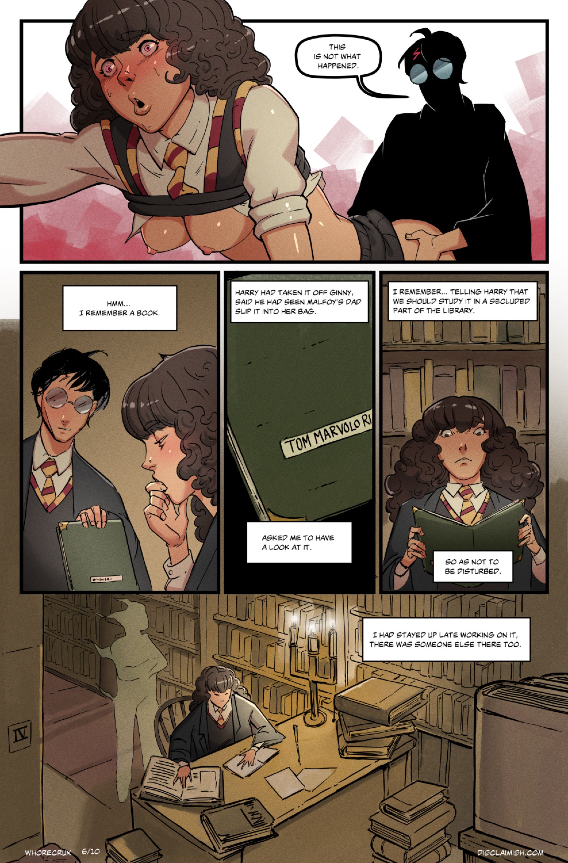 Hermione Granger And The Whorecrux (Harry Potter) 1 - Disclaimer page 8 hentai porn comic manga doujin